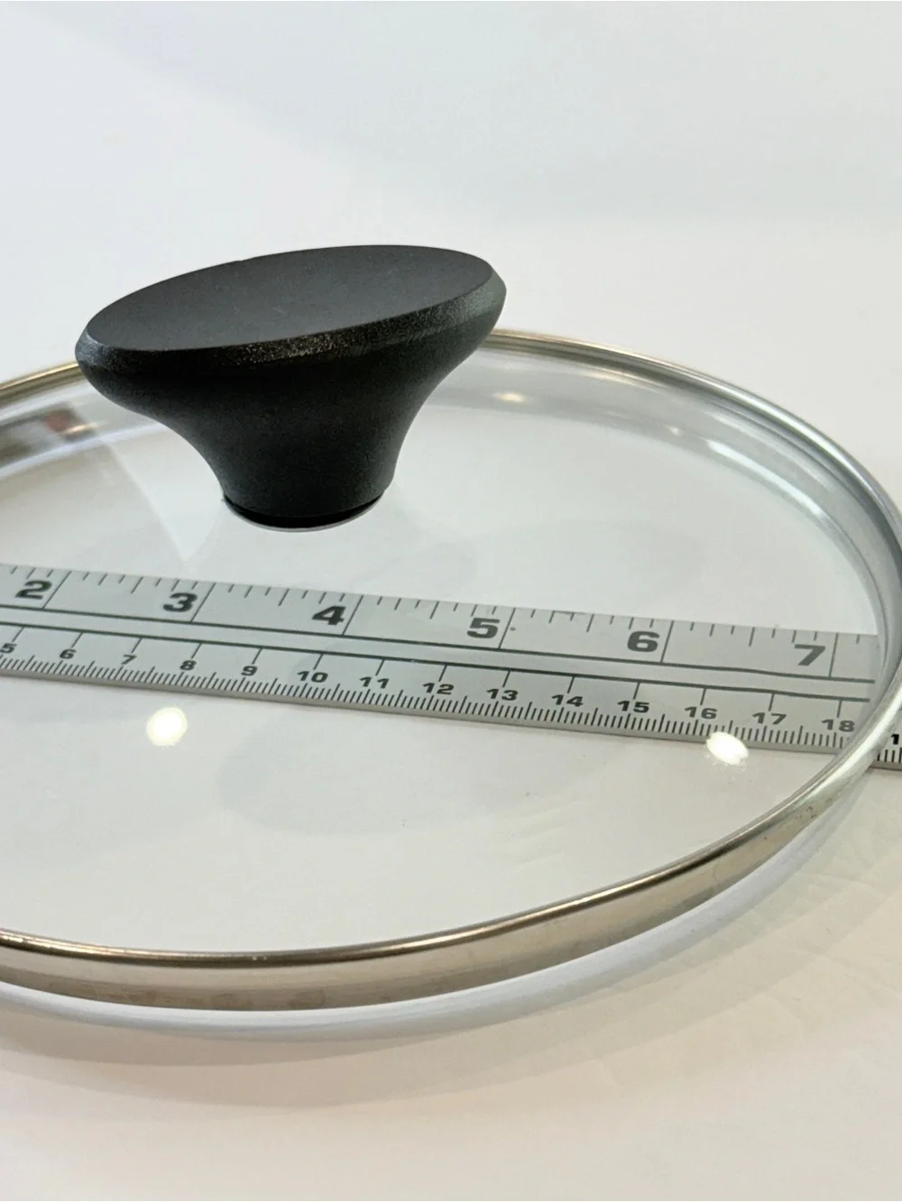 Crystal Clear 8” Tempered Glass Pot Lid – Universal Stainless Steel Replacement